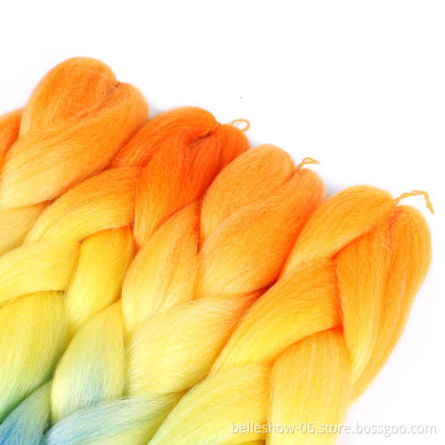 Hot sell x pression braiding hair price  curly synthetic braiding hair  jumbo braiding hair